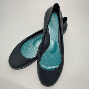 OkaB Ballet Flat Georgia Slate Gray Women’s 9